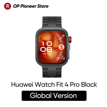 Global Version HUAWEI Watch Fit 4 Pro Smartwatch 1.82 inch AMOLED Display Sapphire Glass ECG compatible with iOS and Android NFC