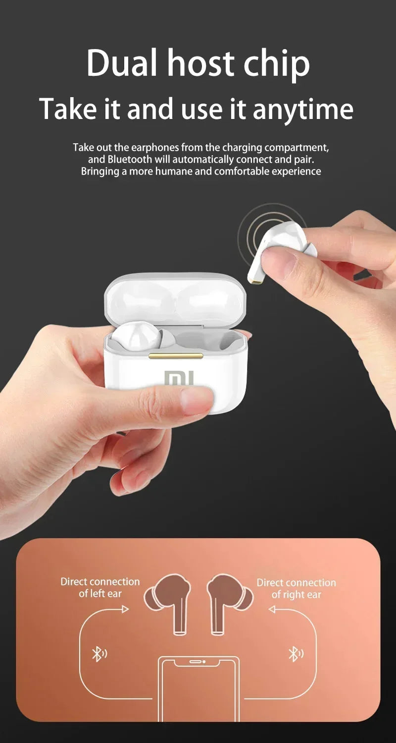 Xiaomi N30 Wireless Bluetooth in Ear Earphones ENC Noise Reduction Hearing Aid Sports Music Gaming Waterproof Earphones - Universal Market