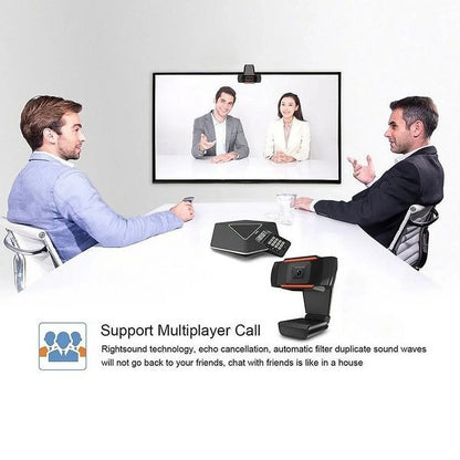 2K Full HD 1080P Network Camera Built in Microphone USB Camera Mini Web Cam for Auto Focus PC Mac Laptop Video Shooting Camera