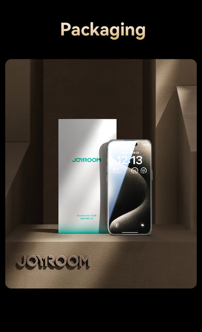 Joyroom 1/2Pcs Anti-spy Glass For iPhone 17 16 15 14 Pro Max Glass For iPhone 17 16 15 14 13 12 Pro Max Privacy Screen Protector