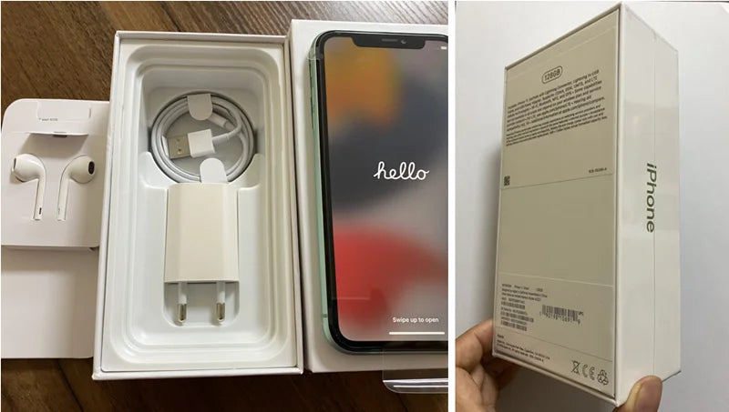 Apple iPhone 11 Dual Sim 2 Sim iPhone11 64GB 128GB 256GB ROM 6.1' Original Retina IPS LCD Face ID NFC Unlocked 4G LTE Mobile - Universal Market