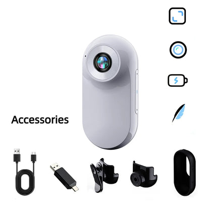 Mini 1080P Portable Camera Outdoor Sports Body Comcroder 0.96in Display Audio and Video Recorder Small DV Digital HD Monitor Cam