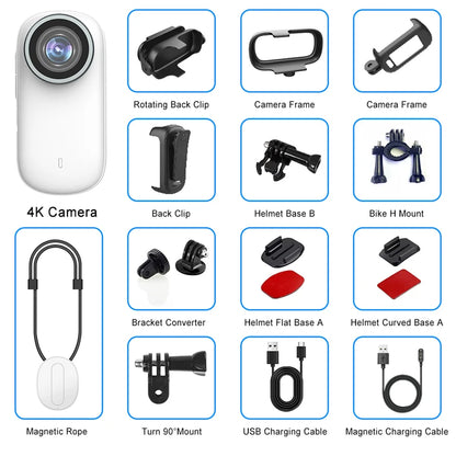 4K portable WIFI camera, sports bike camera, integrated helmet handlebar, motorcycle, road sports camera, mini UHD sports camera