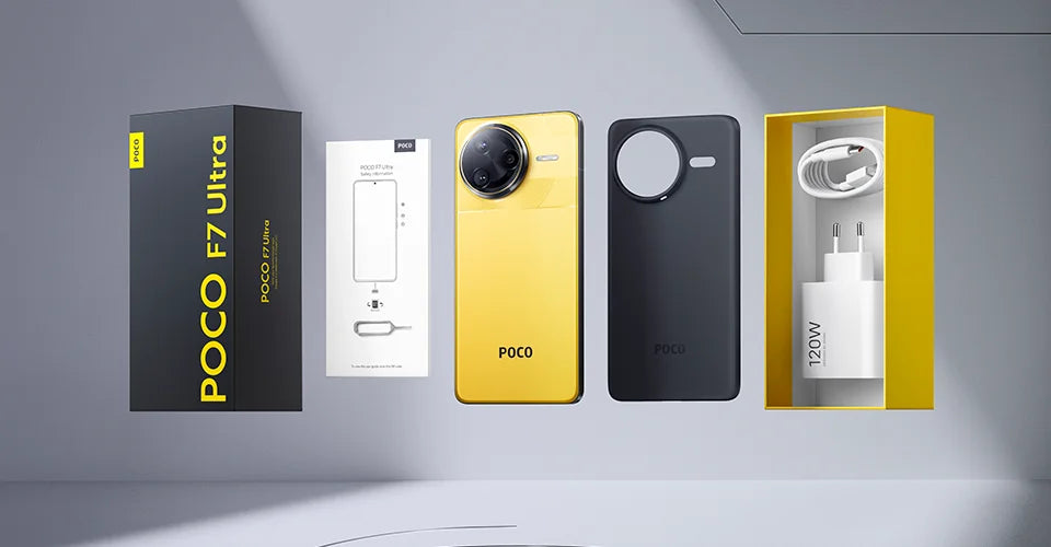 POCO F7 Ultra Global Version Smartphone Snapdragon® 8 Elite 50MP camera 6.67" 120Hz Display 120W wired and 50W wireless 5G NFC