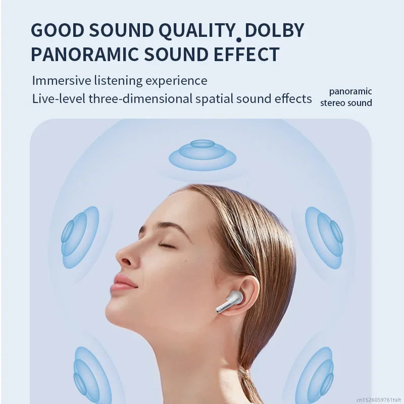 New Lenovo XT97 Mini Earphones Wireless Bluetooth 5.3 Headphones 13mm Dynamic Coil HiFi Stereo Earbuds HD Mic Game Music Headset - Universal Market