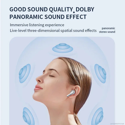 New Lenovo XT97 Mini Earphones Wireless Bluetooth 5.3 Headphones 13mm Dynamic Coil HiFi Stereo Earbuds HD Mic Game Music Headset - Universal Market
