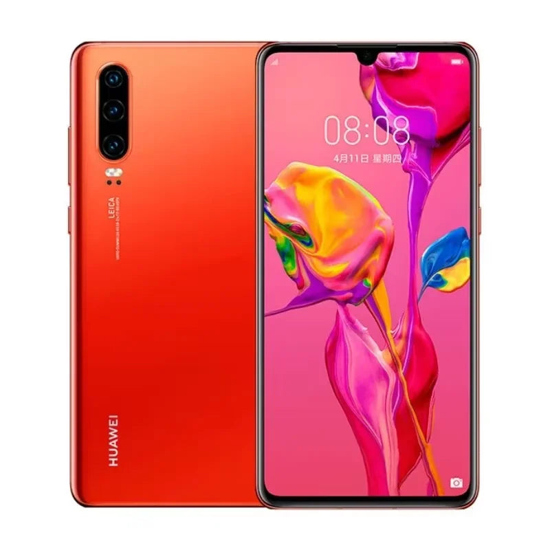 HUAWEI-P30,Smartphone Android,256GB ROM,40MP Camera,6.1 inch,4G Network Mobile phones,Dual SIM,Google Play Store,Cellphones