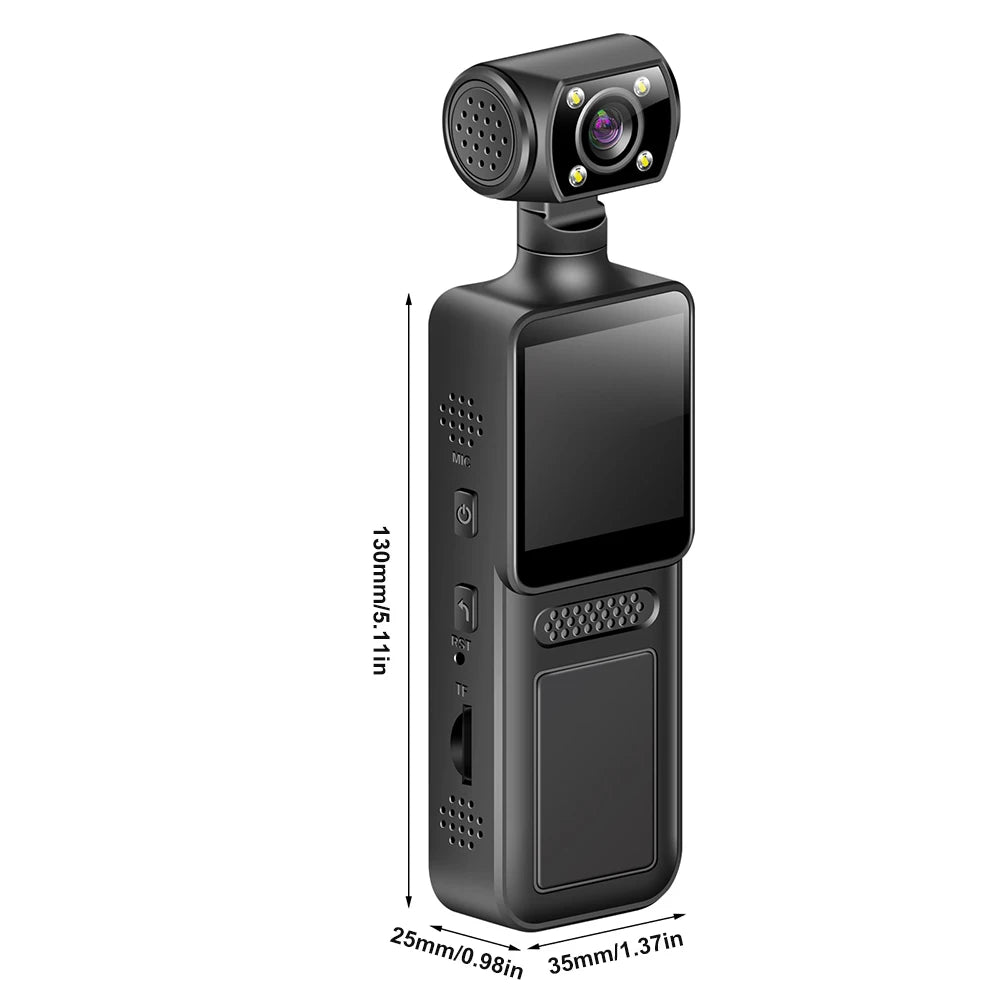 Ultra HD 4K WiFi Mini Camera Pocket Action Camera Wearable Camera 4K HD Camera Helmet Travel Bicycle Driver Recorder Camcorder - Universal Market