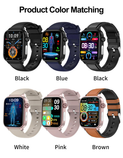 AI Diagnostic Detector Smart Watch Women Blood Lipid and Uric Acid Body Composition Test Women Menstrual Health Tracker 2025 New