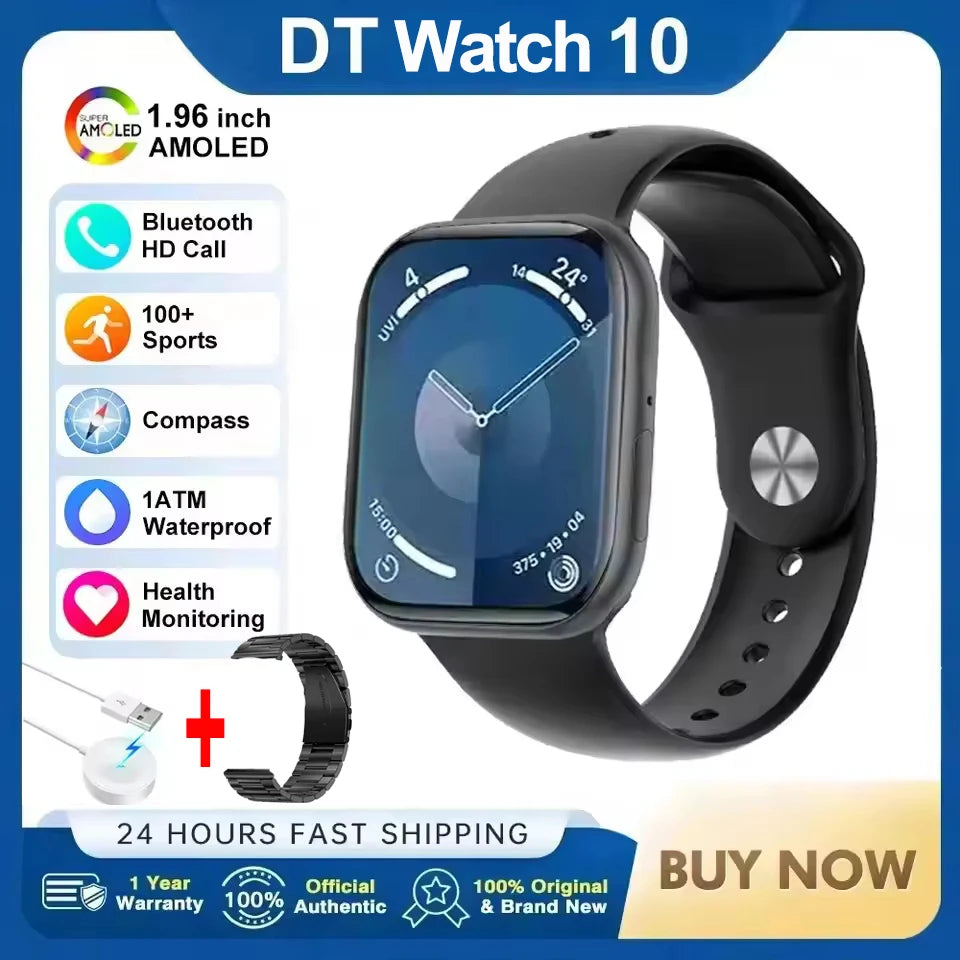 2025 New Series 10 For Apple Watch 10 SmartWatch 16G Memory Music Video NFC Bluetooth Call Waterproof Smartwatch For Android IOS