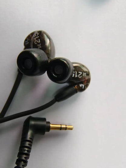 Brand headphone SE215 Earphons Hi-fi Stereo Noise Canceling 3.5MM se215 In ear Earphones Detchabl wire headset with Box VS SE535 - Universal Market
