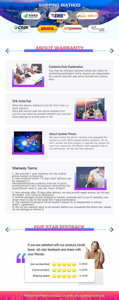 Unlocked Original Apple iPhone 11  64/128/256GB ROM 4GB RAM IOS A13 Bionic Hexa Core 6.1'' Dual 12MP 4G Used Cell Phone - Universal Market
