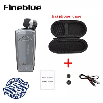 Fineblue F520 Mini Wireless Earphone Bluetooth 5.3 Retractable Headset in Lotus One Ear Calls Remind Vibration Sport Headphone - Universal Market