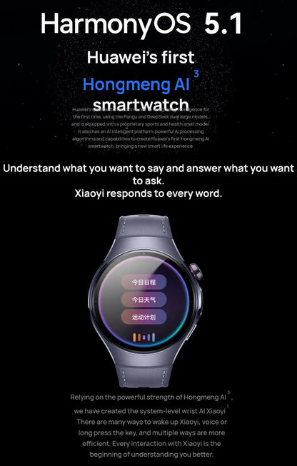 HUAWEI WATCH 5 HarmonyOS AI Smartwatch (42mm/46mm) Bluetooth 5.2