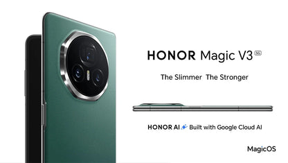 Honor Magic V3 Global Version 5G Foldable 7.92'' LTPO AMOLED 120Hz Display 50MP Cameras Snapdragon 8 Gen 3 5150mAh 66W NFC