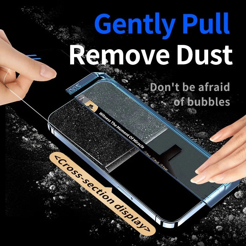 FOR Samsung Galaxy S24 S25 23 S22 Plus Ultra 5G Screen Protector Tempering Glass Phone With Install Kit Remove Explosion