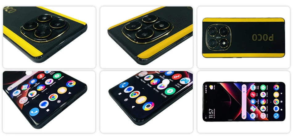 POCO X7 Global Version Cellphone 256GB 512GB Dimensity 7300-Ultra 6.67" 1.5K AMOLED Curved Display 45W Turbo Charging NFC IP68