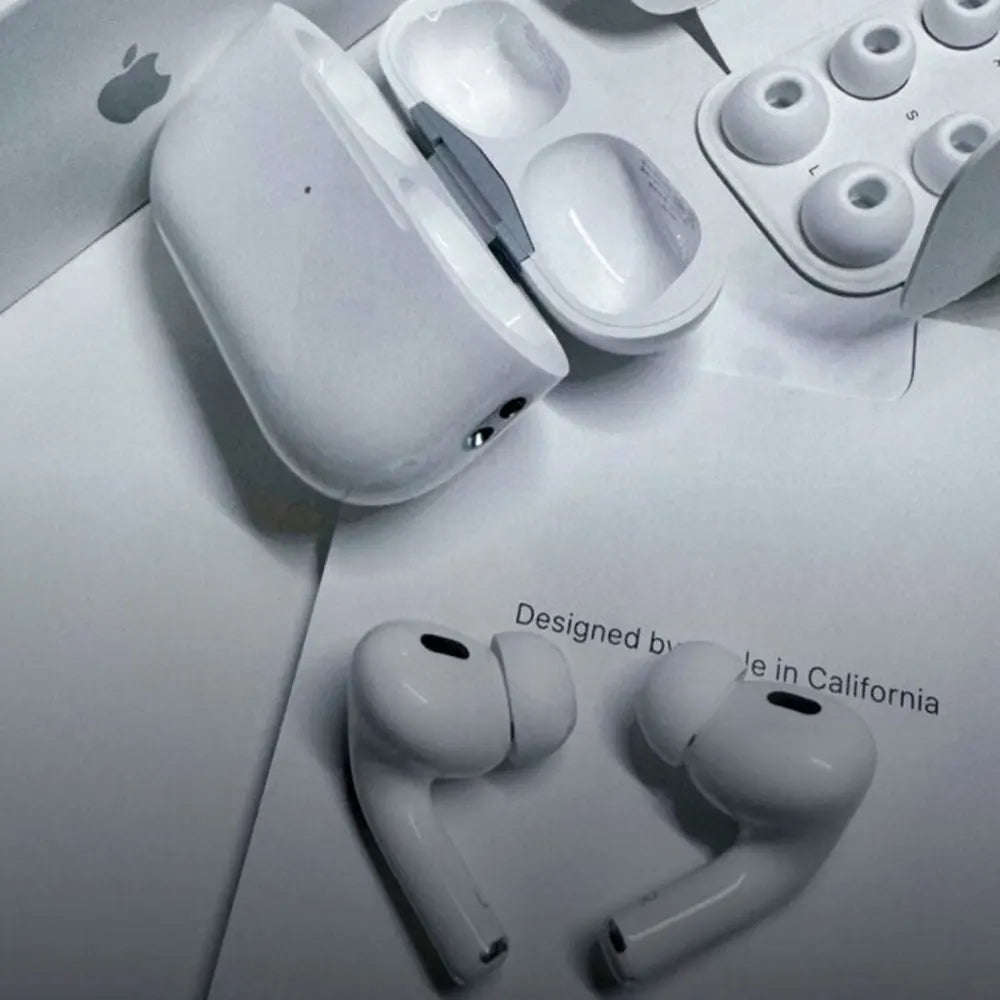 Used Refurbished Apple AirPods Pro 2nd wireless Bluetooth earphone H2 chip wireless charging box Active Noise With box Original