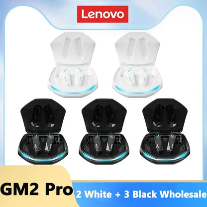 Choice Lenovo GM2 Pro Bluetooth 5.3 Earphones Sports Headset Wireless In-Ear Gaming Low Latency Dual Mode Music Headphones - Universal Market