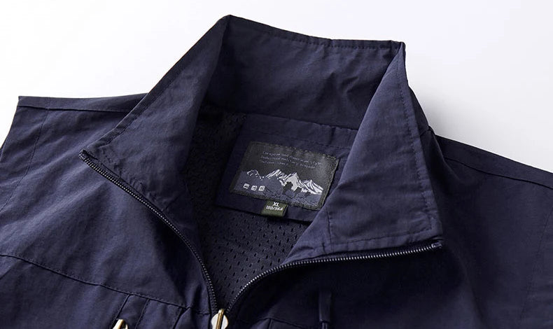 New Spring Men Outdoor Casual Vests Mens Summer Waterproof Breathable Fishing Waistcoat Mens Autumn Fashion Vest Jacket Male - Universal Market