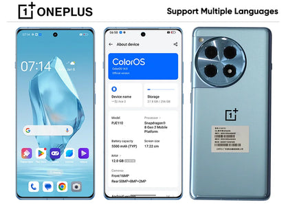 Oneplus ACE 3 5G Global Rom Snapdragon 8 Gen 2 6.78'' 1.5K 120Hz AMOLED Display Screen 5500mAh Battery 100W SUPERVOOC Charge