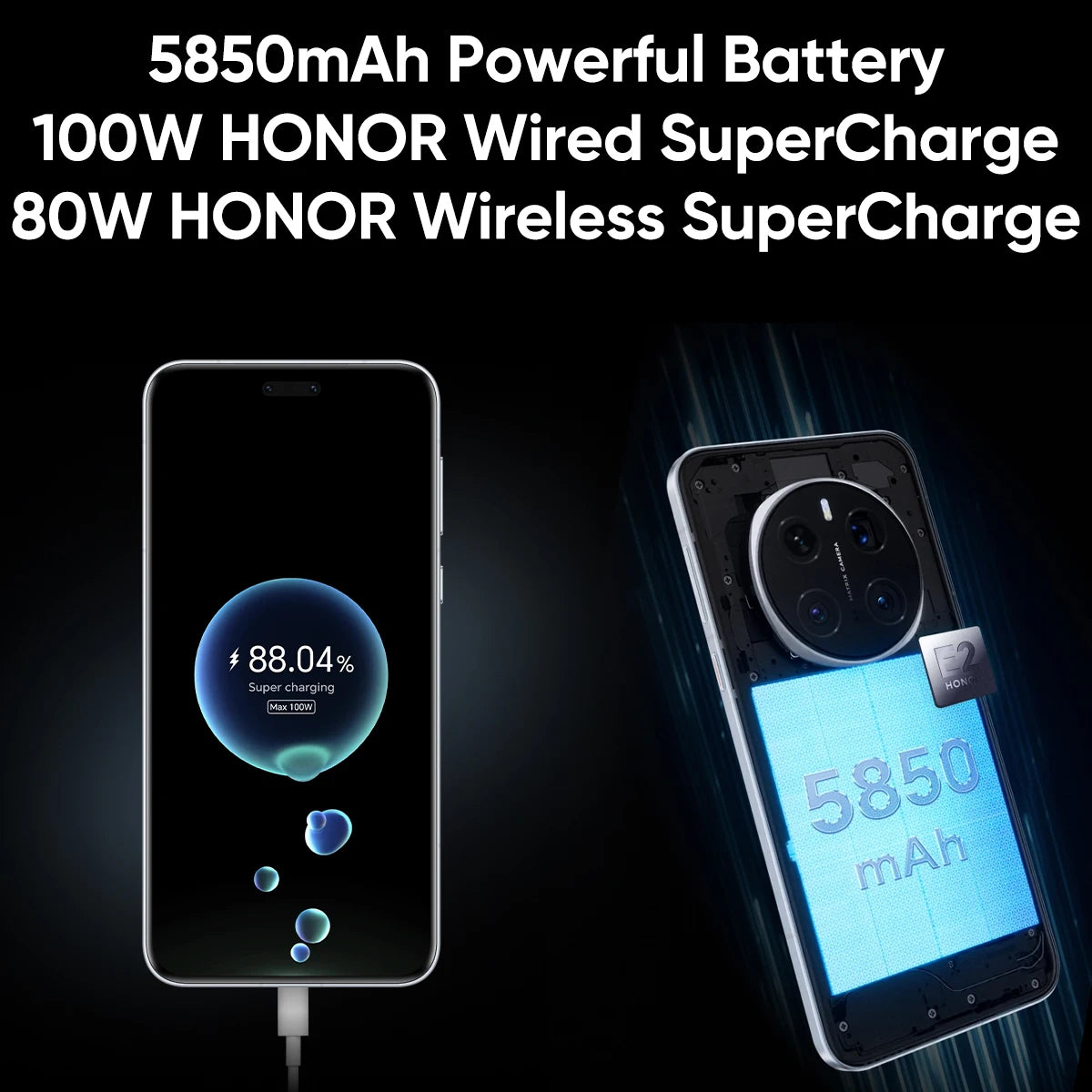2025 New Arrivals HONOR Magic7 Pro Global Version 5G Smartphone Snapdragon 8 Elite 6.8'' 120Hz Display 100W SuperCharge IP69