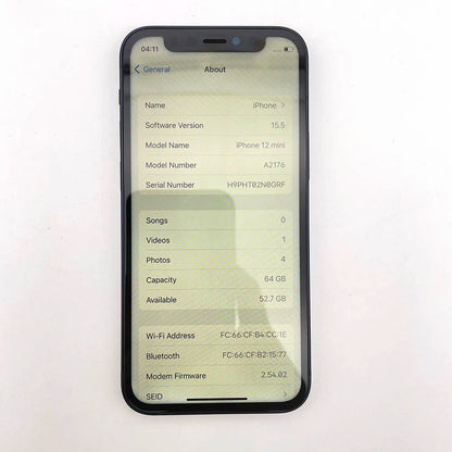 Original Unlocked Apple iPhone 12 mini 4GB RAM 64/128/256GB ROM 5.4" FaceID NFC Super Retina XDR OLED Fast Shipping 5G CellPhone