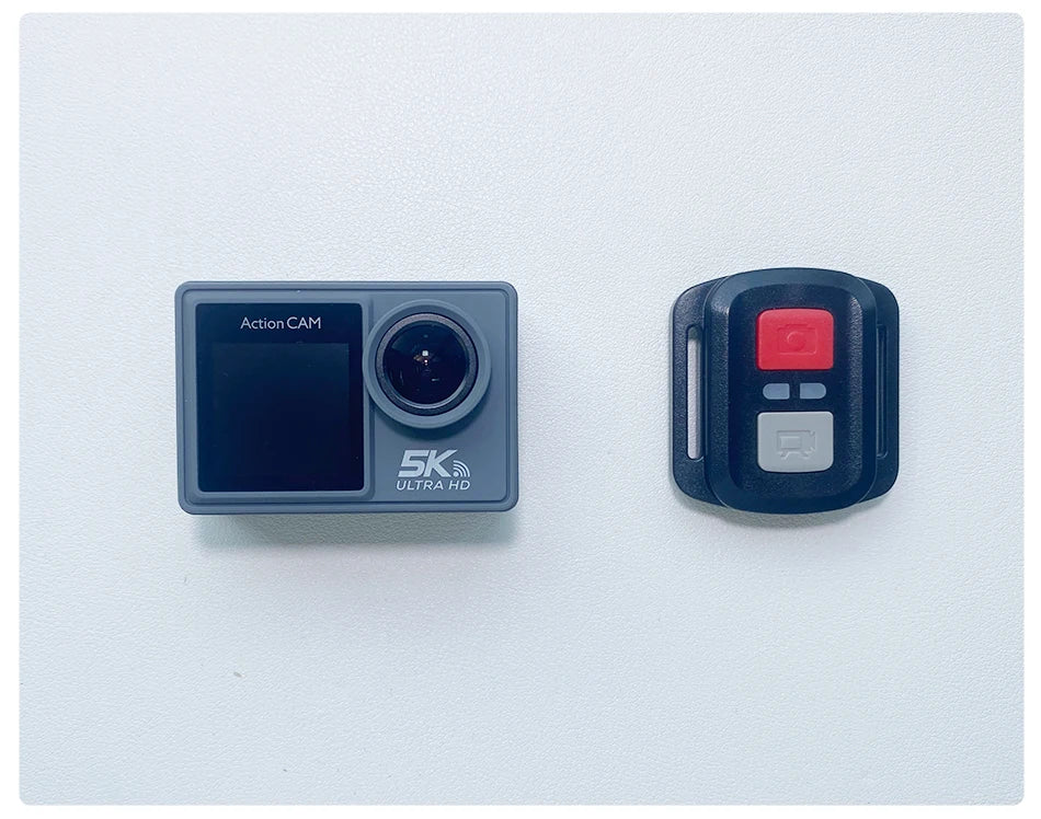 Action Camera 5K 4K 60FPS WiFi Anti-shake Dual Screen 170° Wide Angle 30m Waterproof Sport Camera with Remote Control