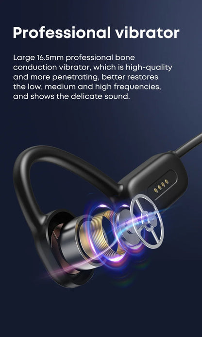 Xiaomi Bone Conduction Earphone IPX8 Wireless Open Headset Bluetooth 5.3 Swimming Bluetooth Headphones 32GB MP3 Sports Earbuds - Universal Market