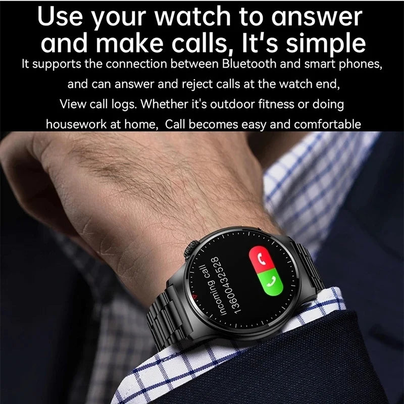 2025 New Outdoor Sport Smart Watch GPS Track Health Monitoring AI Voice Waterproof Fitness Bluetooth Call Smartwatch For HUAWEI