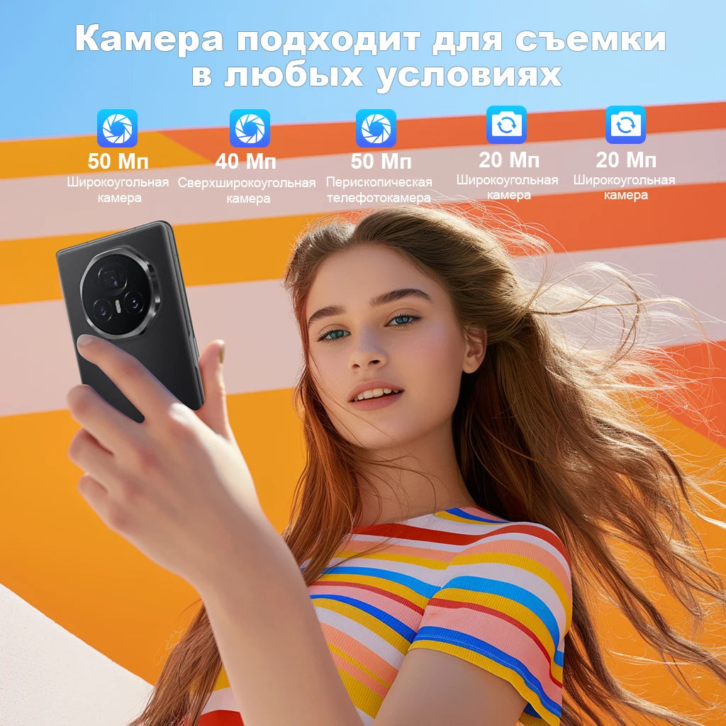 RU Express Global Version Honor Magic V3 5G Foldable LTPO OLED 120Hz Display 7.92" 50MP Camera Snapdragon 8 Gen 3 5150mA 66W NFC