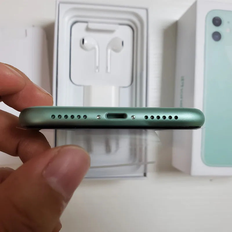 Apple iPhone 11 Dual Sim 2 Sim iPhone11 64GB 128GB 256GB ROM 6.1' Original Retina IPS LCD Face ID NFC Unlocked 4G LTE Mobile - Universal Market