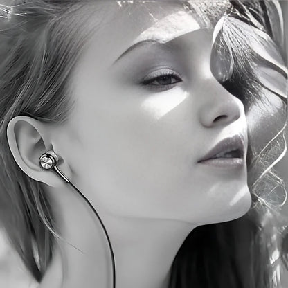3.5mm Wired Earphone In Ear Headset HIFI Heavy Bass Earbuds Monitor Sports Headset Stereo Music Gaming Headphone With Microphone - Universal Market