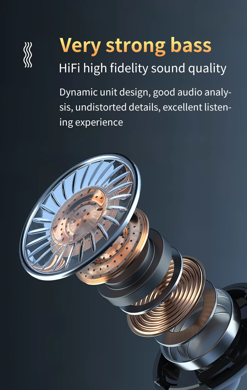 TWS M10 Wireless Bluetooth Headset with Charge Box for Phone Noise Cancelling Mic Earbuds LED Display Headphones Sport Earphones - Universal Market