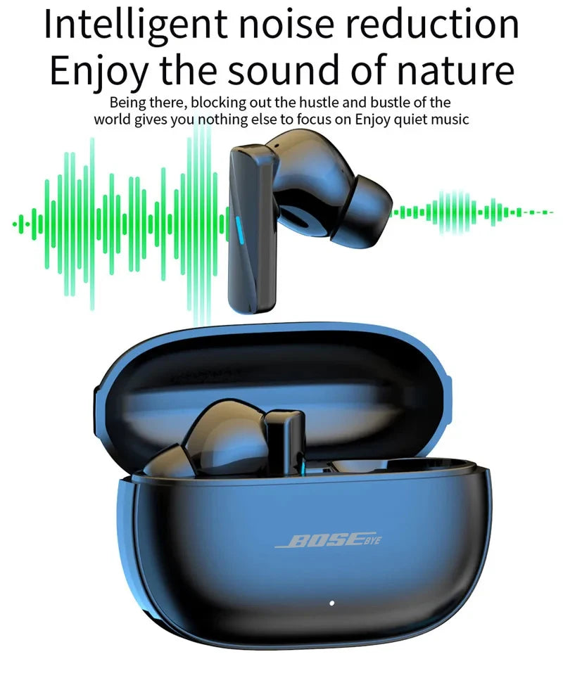 Bosebye Mate 50 TWS Wireless Earbuds Bluetooth5.3 Touch Control Headphone Noise Cancelling Hi-Fi Stereo Sport Earphones With Mic - Universal Market