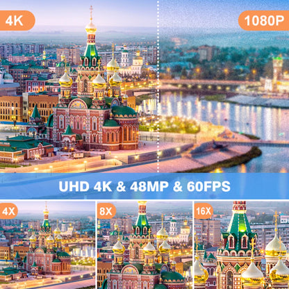 4K Video Camera Camcorder 48MP UHD WiFi IR Night Vision Vlogging Camera for YouTube 16X Digital Zoom Touch Screen Camera - Universal Market