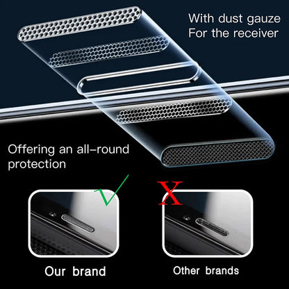 FOR Samsung Galaxy S24 S25 23 S22 Plus Ultra 5G Screen Protector Tempering Glass Phone With Install Kit Remove Explosion