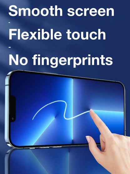 FOR iPhone 16 15 PLUS 14 Pro Max 13 12 Tempered Glass Screen Protector 11 XR XS X Dust Free Phone With Install Kit Explosion