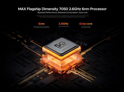 DOOGEE V Max Plus Rugged Phone 22000mAh 36GB(16+20) 512GB 200MP Camera Phone 6.58" 120Hz Dimensity 7050 Android14