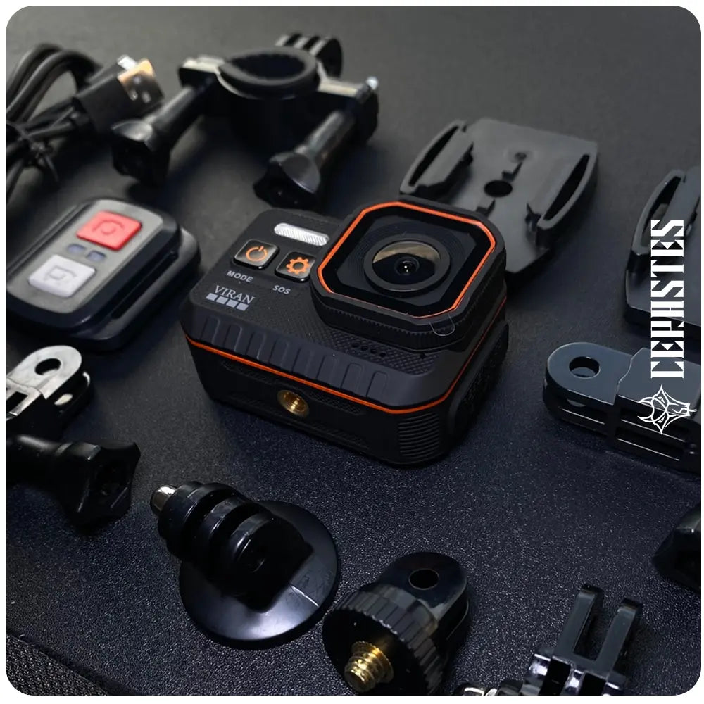 Action Camera 4K60FPS With Remote Control Screen Waterproof Sport Camera Drive Recorder Sports Camera Helmet Action Cam