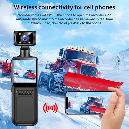4K Pocket Action Camera 4K HD Sports Camcorder Camera 180 Rotate Mini Wifi Camera With Waterproof Case Motion Camera 128G