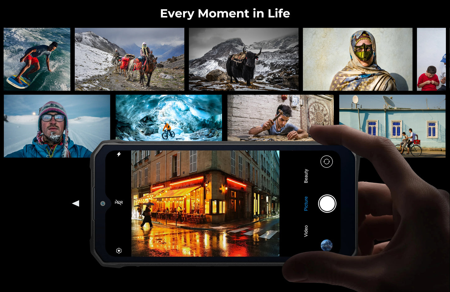 [World Premiere] HOTWAV T7S Ultra Thin Rugged Smartphone 6.52'' HD+ 4GB RAM 128GB ROM MobilePhone 6280mAh Battery 21MP Cellphone