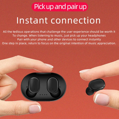 Original A6S TWS Headset Wireless Earphones Bluetooth Headphones Sport Stereo Fone Bluetooth Earbuds for Xiaomi Huawei iPhone - Universal Market