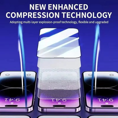 Easy Installation Screen Protector For iPhone 17 Air 16 Pro Max 15 14 11 13 12 Mini XS X XR 6 7 8 Plus Oleophobic Coating Glass