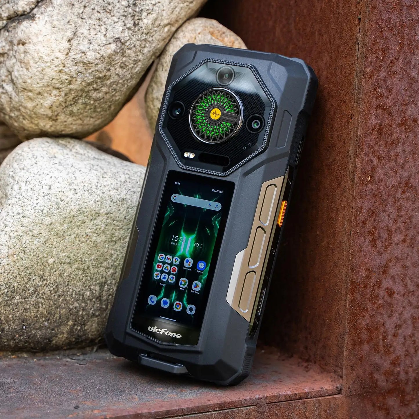 Ulefone Armor 33 Pro Rugged Smartphone 5G Dual Screen 6.95" 120Hz 16GB+512GB 25500mAh Battery 66W 64MP Night Vision NFC