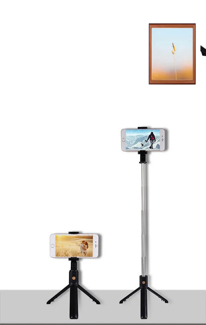 Portable 3 In 1 Mini Wireless Bluetooth Selfie Stick Foldable Tripods For Phone Cell Phone Extendable Tripods For iPhone Xiaomi - Universal Market