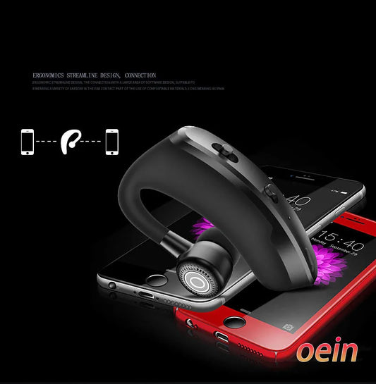 V9 earphones Bluetooth headphones Handsfree wireless headset Business headset Drive Call Sports earphones for iphone Samsung - Universal Market