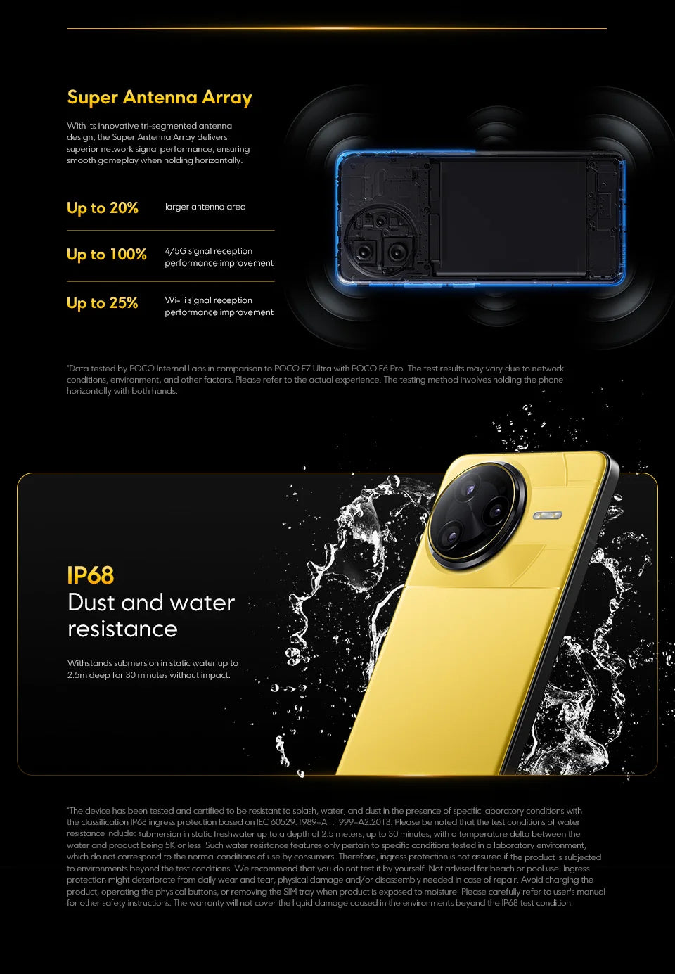 POCO F7 Ultra Global Version Smartphone Snapdragon® 8 Elite 50MP camera 6.67" 120Hz Display 120W wired and 50W wireless 5G NFC