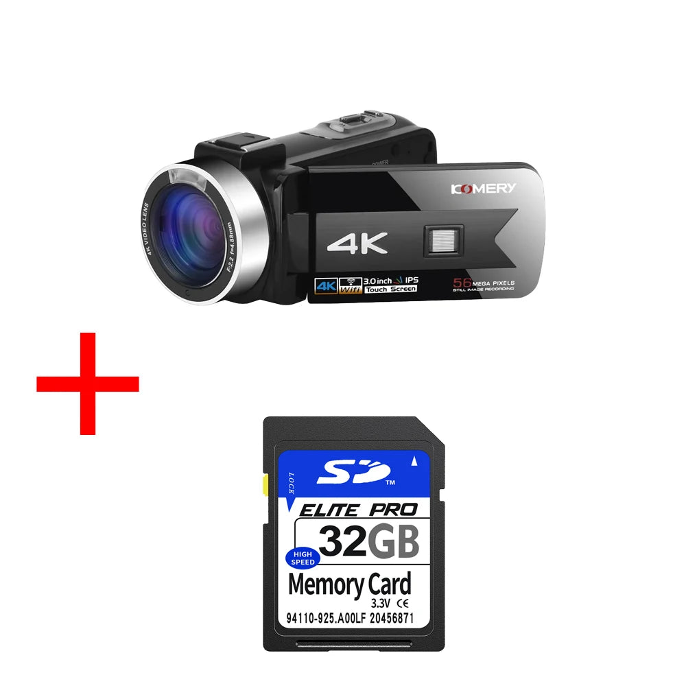 Full HD Video Camera Vlogging Camcorder For Youtube Live Stream WIFI Webcam Night Vision 4K 16X Zoom Photography Digital Cameras