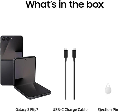 2025 New Samsung Galaxy Z Flip7 Foldable AI Smartphone Exynos 2500 6.9" Dynamic AMOLED Display 50MP Camera for Selfies 4300mAh